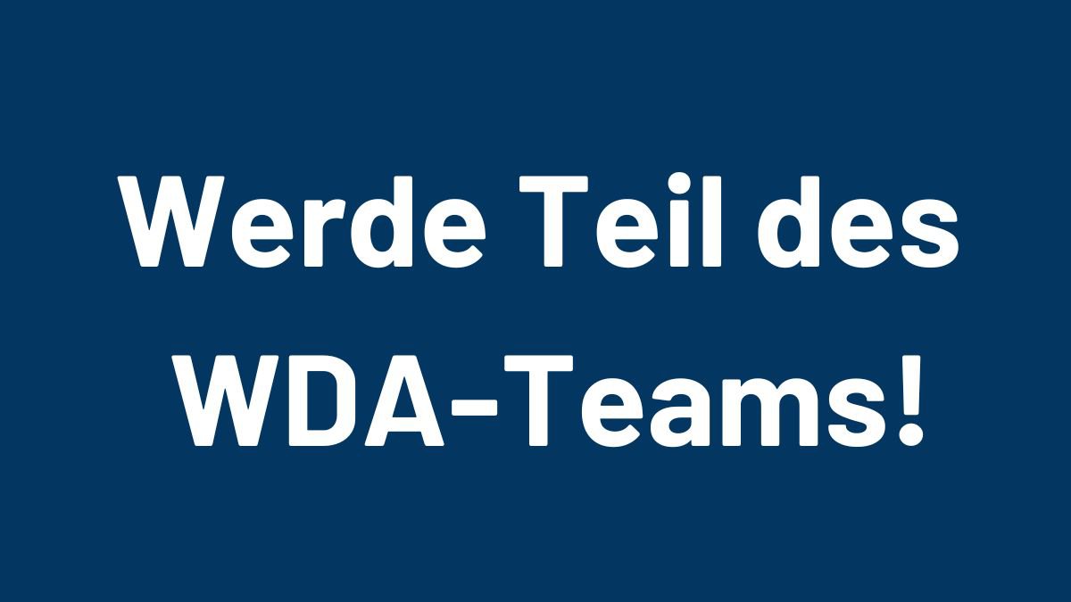 Der WDA stellt ein: Referenten/in für Veranstaltungs- und Wissensmanagement cover